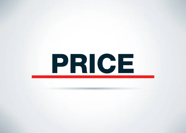 Price Abstract Flat Background Design Illustration — Stock Photo, Image