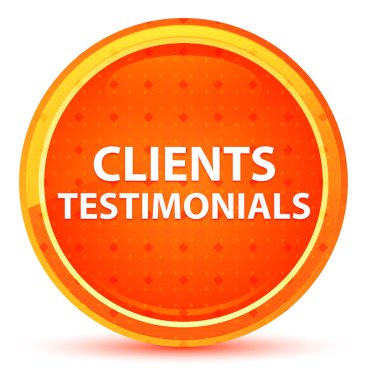 Müşteriler Referansları Doğal Turuncu Yuvarlak Düğme