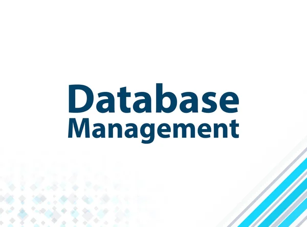 Database Management Modern Flat Design Blue Abstract Background