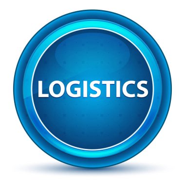 Lojistik Eyeball Mavi Yuvarlak Düğme