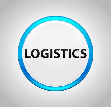 Lojistik Yuvarlak Mavi Buton