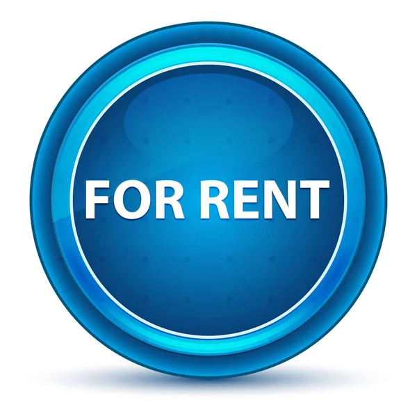 For Rent Eyeball Blue Round Button — Stock Photo, Image