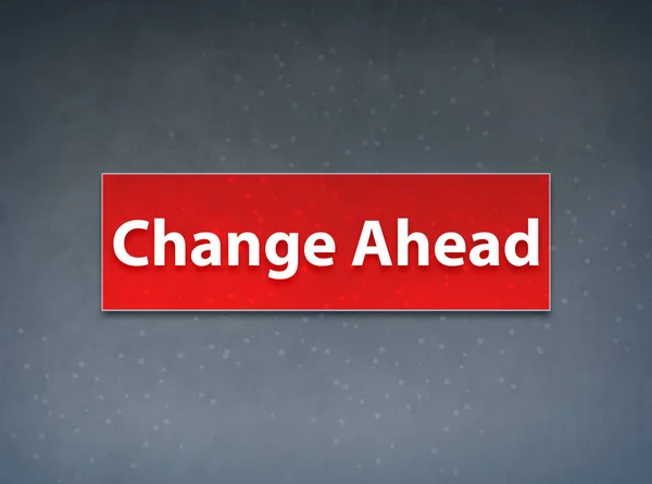 Veränderung vor rotem Banner abstrakter Hintergrund — Stockfoto