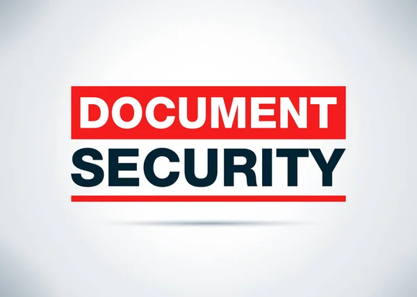 Document Security Abstract Flat Background Design Illustration