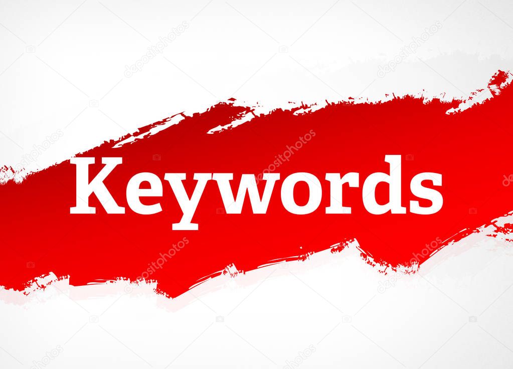 Keywords Red Brush Abstract Background Illustration
