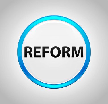 Reform Yuvarlak Mavi Buton