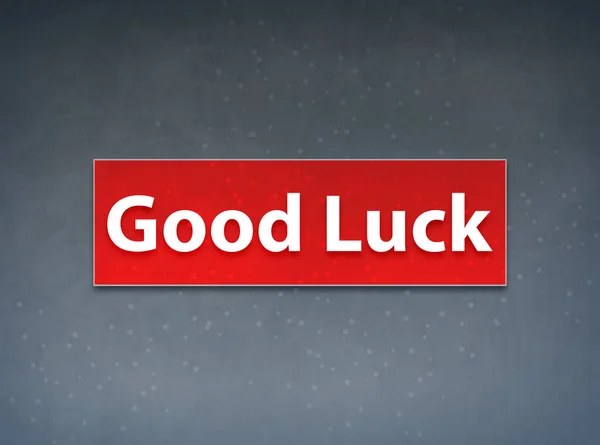 Good Luck Red Banner Abstract Background