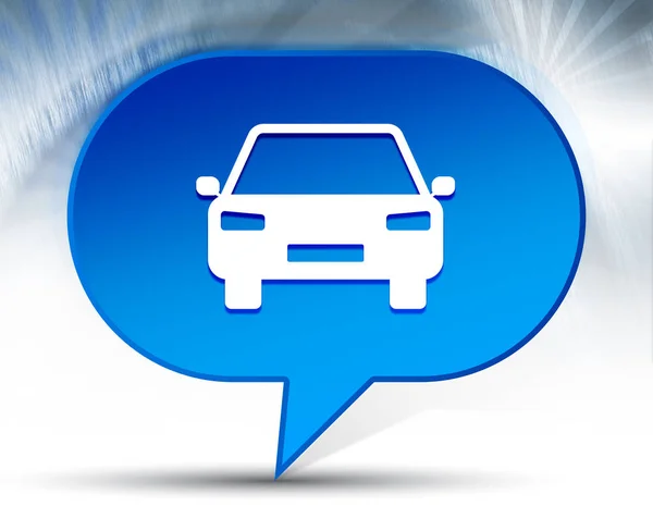 Car icon blue bubble background