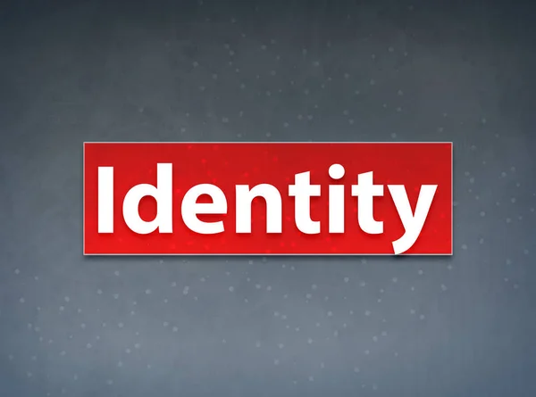 Identität rotes Banner abstrakter Hintergrund — Stockfoto