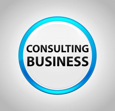 Danışmanlık Business Round Mavi Buton