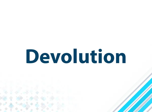 Devolution modernes flaches Design blau abstrakter Hintergrund — Stockfoto