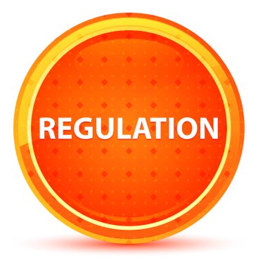 Yönetmelik Doğal Turuncu Yuvarlak Düğme