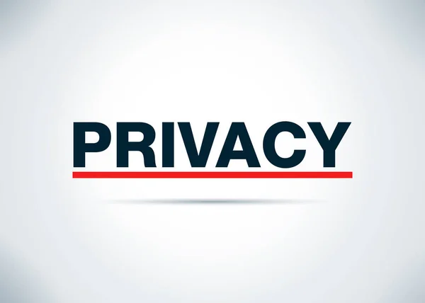 Privacy abstracte platte achtergrond ontwerp illustratie — Stockfoto