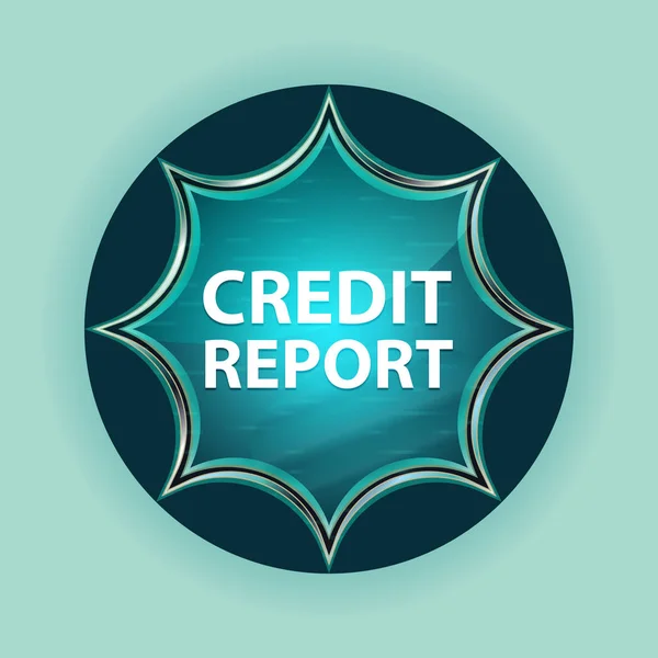 Kredietrapport magische glazig Sunburst blauwe knop hemelsblauw ACHTERG — Stockfoto