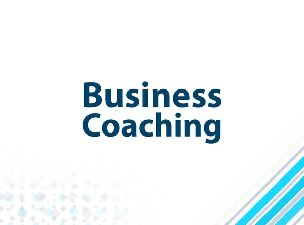 Business Coaching Design plat moderne Bleu Résumé Arrière-plan — Photo