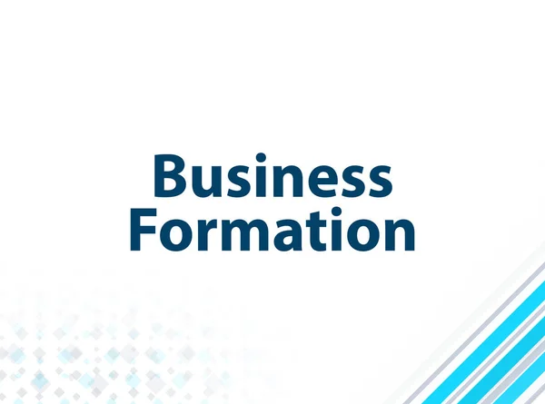 Business Formation Modern Flat Design Blue Abstract Background