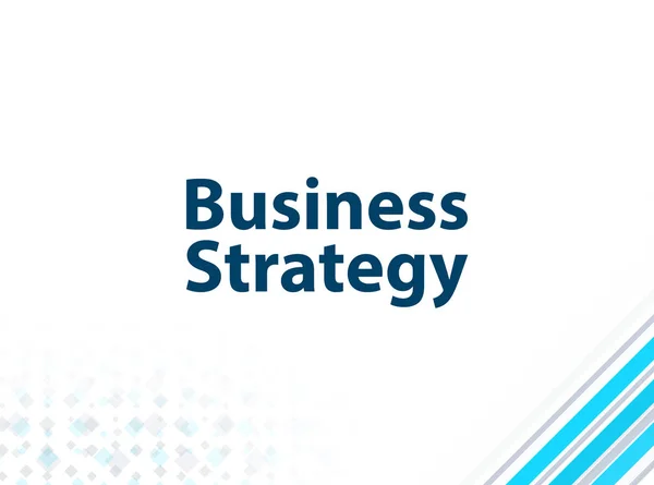 Επιχειρηματική στρατηγική μοντέρνα επίπεδη σχεδίαση μπλε αφηρημένο φόντο — Φωτογραφία Αρχείου