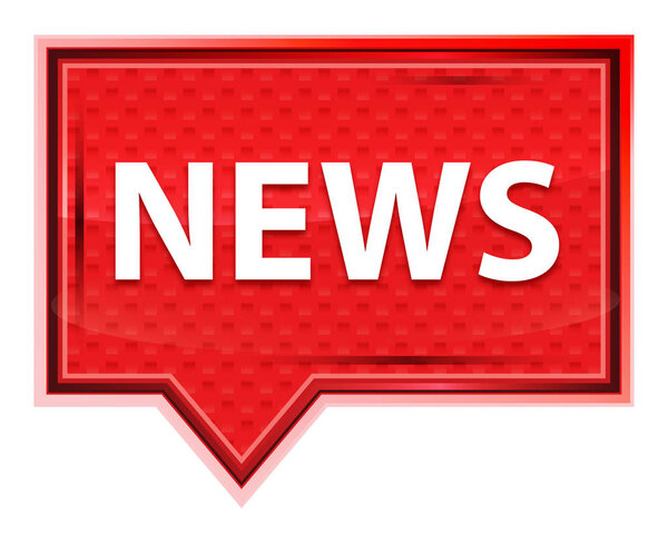 News misty rose pink banner button