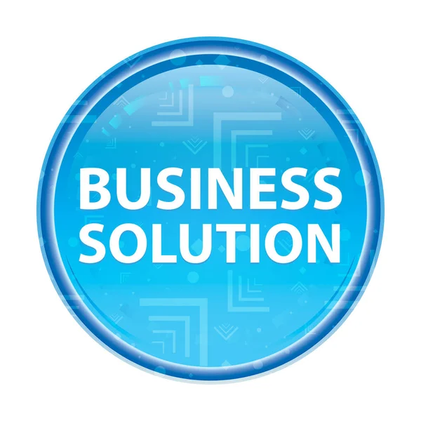 Business Solution çiçek mavisi yuvarlak düğme