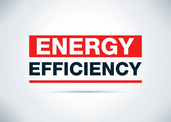 Energieeffizienz abstrakt flachen Hintergrund Design Illustration — Stockfoto