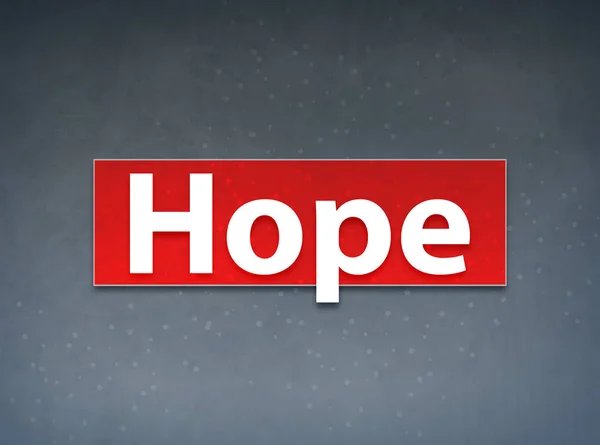 Hope Red Banner Fundo abstrato — Fotografia de Stock