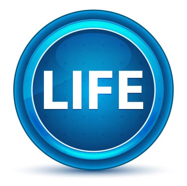 Life Eyeball Mavi Yuvarlak Düğme