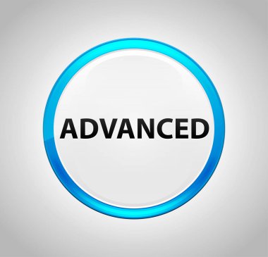 Gelişmiş Yuvarlak Mavi Buton