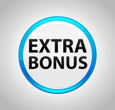Ekstra Bonus Yuvarlak Mavi Buton