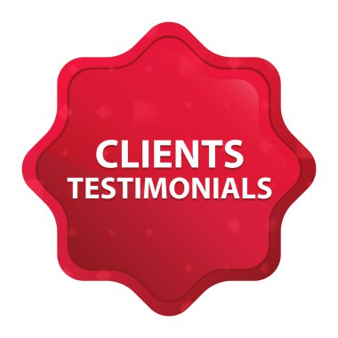 Müşteriler Bonservisler sisli gül red starburst etiket düğmesi