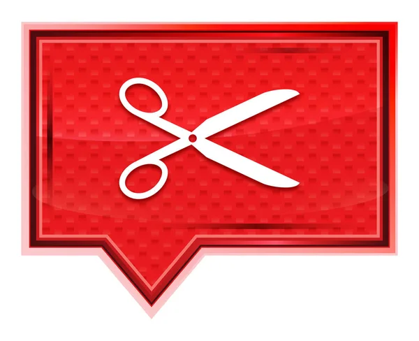 Nożyczki ikona mglisty róż różowy przycisk banner — Zdjęcie stockowe
