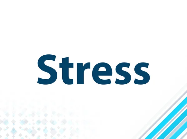 Stress modern flat design blå abstrakt bakgrund — Stockfoto