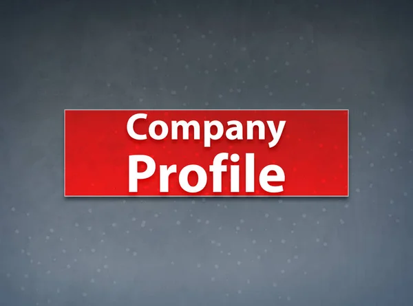 Company Profile Red Banner Abstract Background