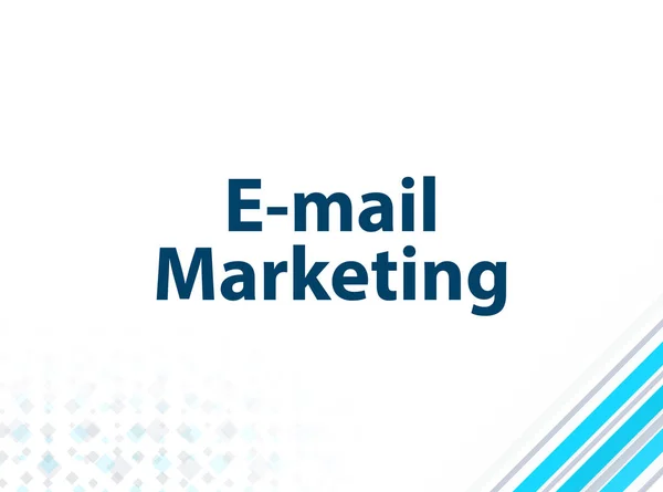 E-mail Marketing Modern Flat Design Azul Abstrato Fundo — Fotografia de Stock