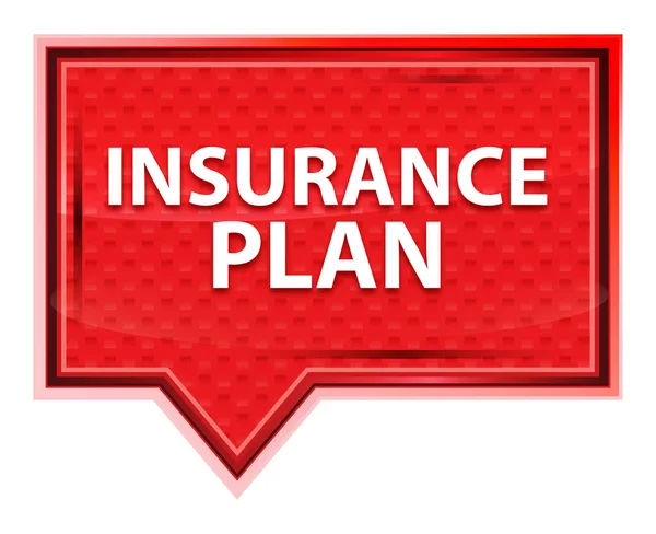 Pojišťovací plán zamlžený růžový knoflík — Stock fotografie