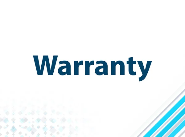 Warranty Modern Flat Design Blue Abstract Background — Stock Photo, Image