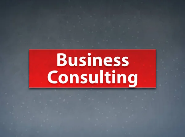 Business Consulting czerwony banner streszczenie tło — Zdjęcie stockowe