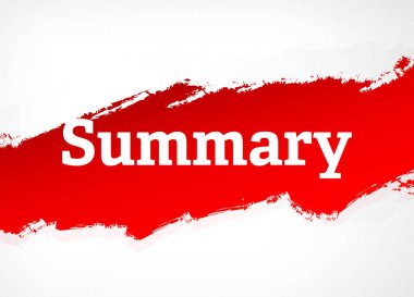 Özet Kırmızı Fırça Soyut Arka Plan İllüstrasyon