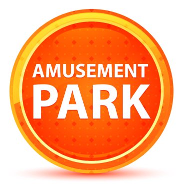 Lunapark Doğal Turuncu Yuvarlak Düğme