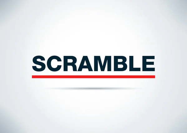 Scramble Абстрактний плоский фон Дизайн ілюстрація — стокове фото