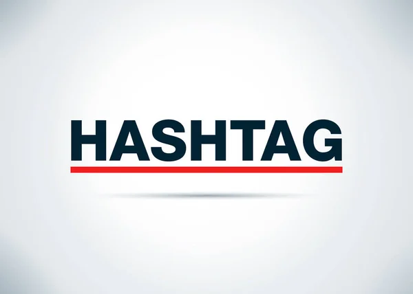 Hashtag Resumen Diseño de fondo plano Ilustración —  Fotos de Stock