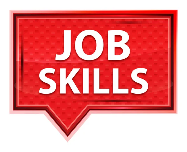 Job Skills misty rose pink banner button