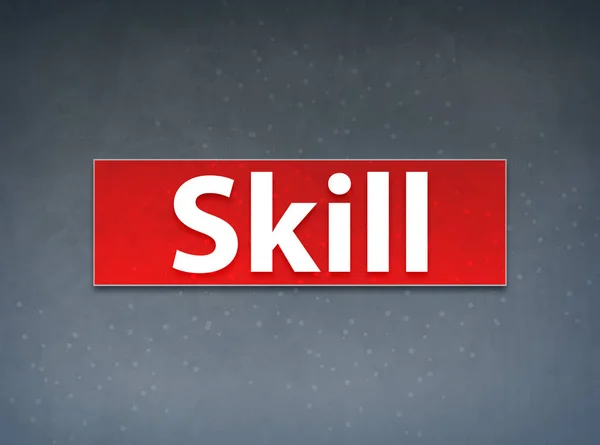 Skill röd banner abstrakt bakgrund — Stockfoto