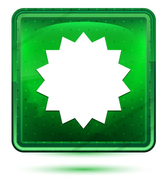 Звёздный значок зелёного цвета — стоковое фото