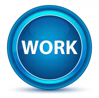 Çalışma Mavi Göz Yuvarlak Düğmesi