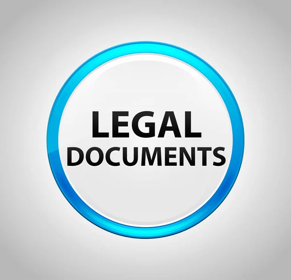 Legal Documents Round Blue Push Button — Stock Photo, Image