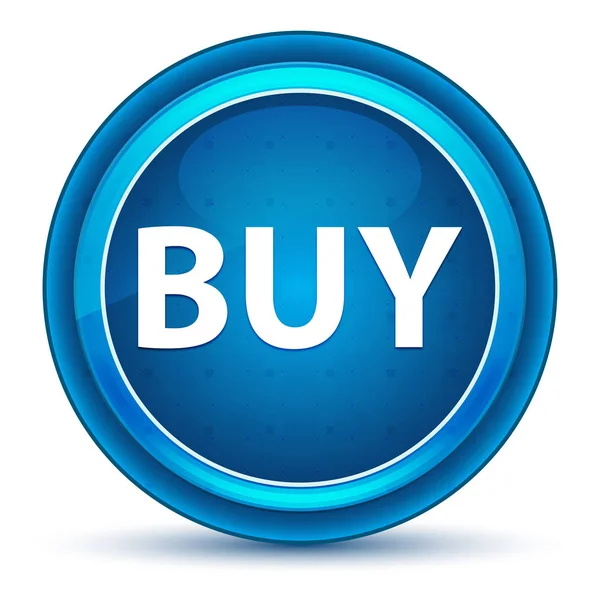 Koupit oko modrý kulatý knoflík — Stock fotografie