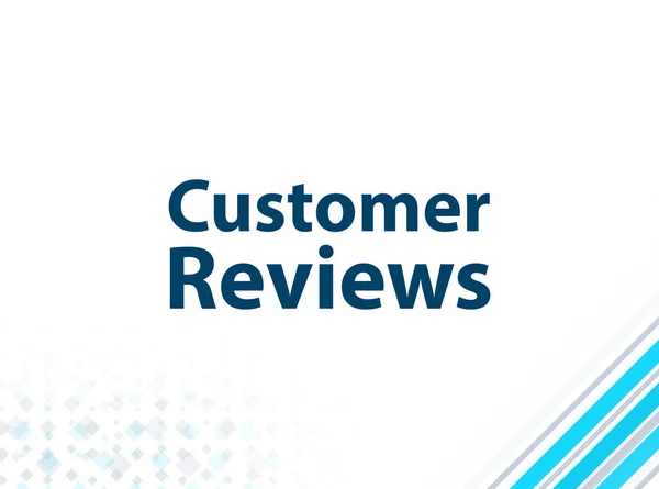 Kundenbewertungen modernes flaches Design blau abstrakt Hintergrund — Stockfoto