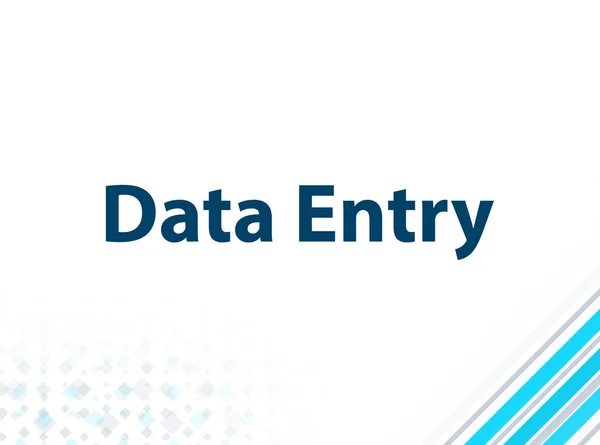 Data Entry Modern Flat Design Blue Abstract Background