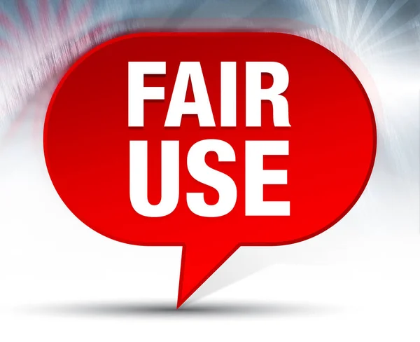 Fair Use Red Bubble Background