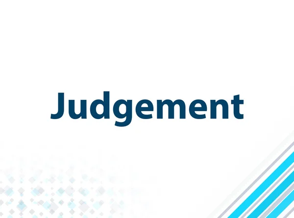 Judgement Modern Flat Design Blue Abstract Background — Stock Photo, Image